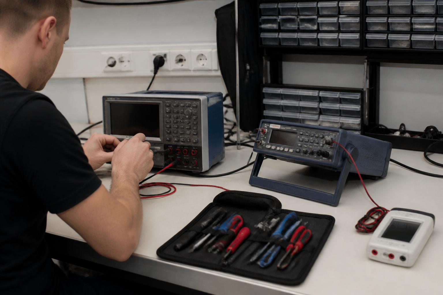 Onderhoud en kalibratie testapparatuur